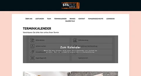 Stil Plus Optic Website